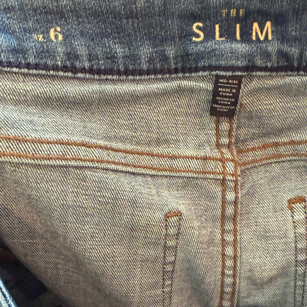 White House Black Market Dark Blue Skinny Jeans - Picture 5 of 7